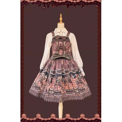 Infanta Chocolate Carousel Salopette(3 Colours)